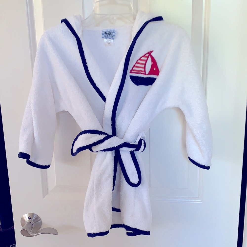 Nautical bathrobe by Mullin Square Kids!